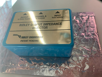 RIDLEY OUTPUT IMPEDANCE INJECTOR