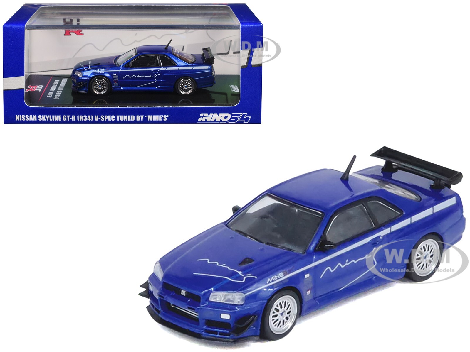 イグニッションモデル1/64 日産 スカイライン GT-R Mine’s R34 ミニカー/完成品 イグニッションモデル 1/64 日産 スカイライン