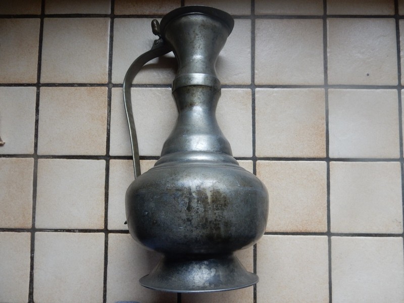 Pichet Carafe  En éTain Brocante