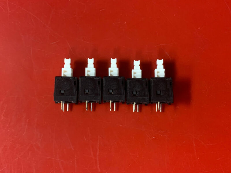5x 982a01r Switchcraft Switch Push Spst-no 0.25a 28v Off Momentary