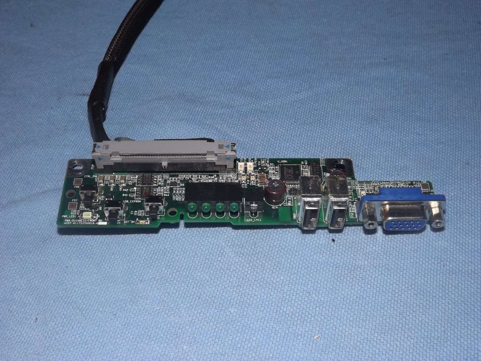 Dell DK254 0DK254 USB VGA Board MK174 0MK174 Cable Poweredge SC1435 (A0335)