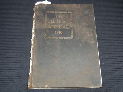 1910 BRIDGEPORT HIGH SCHOOL YEARBOOK VOLUME 2 - HARDCOVER - J 8031