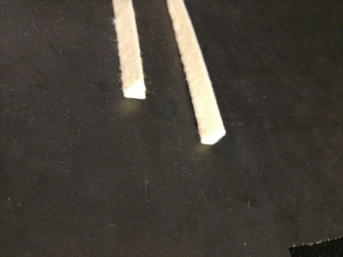 New White Piano Damper Felt 27