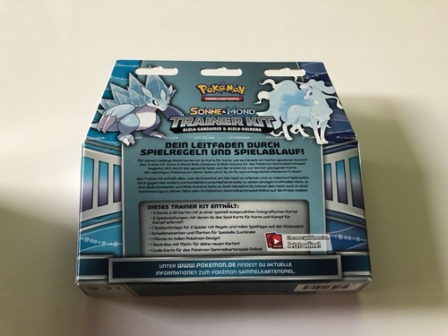 Pokemon Trainer Kit Sonne und Mond Alola-Sandamer Alola-Vulnona Deutsch (OVP)