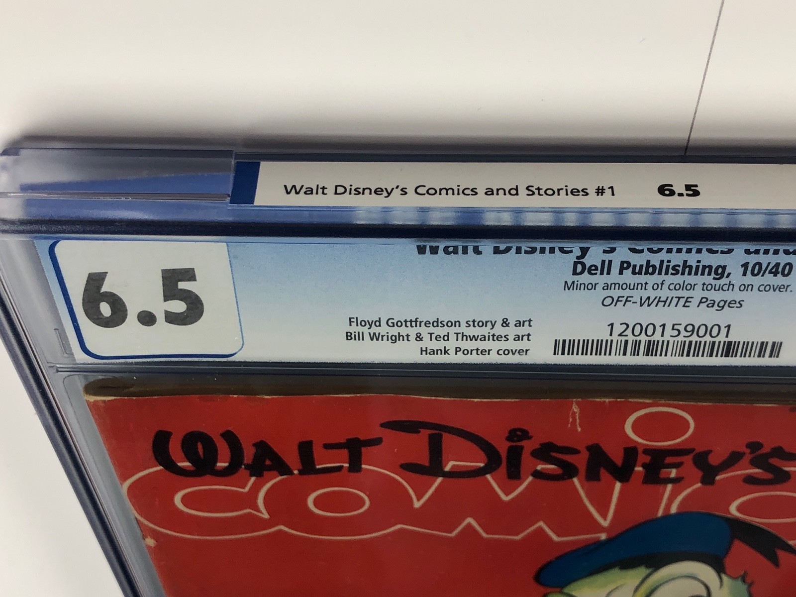 Very Rare Walt Disney's Comics and Stories #1 CGC 6.5 Donald Duck Mickey Mouse