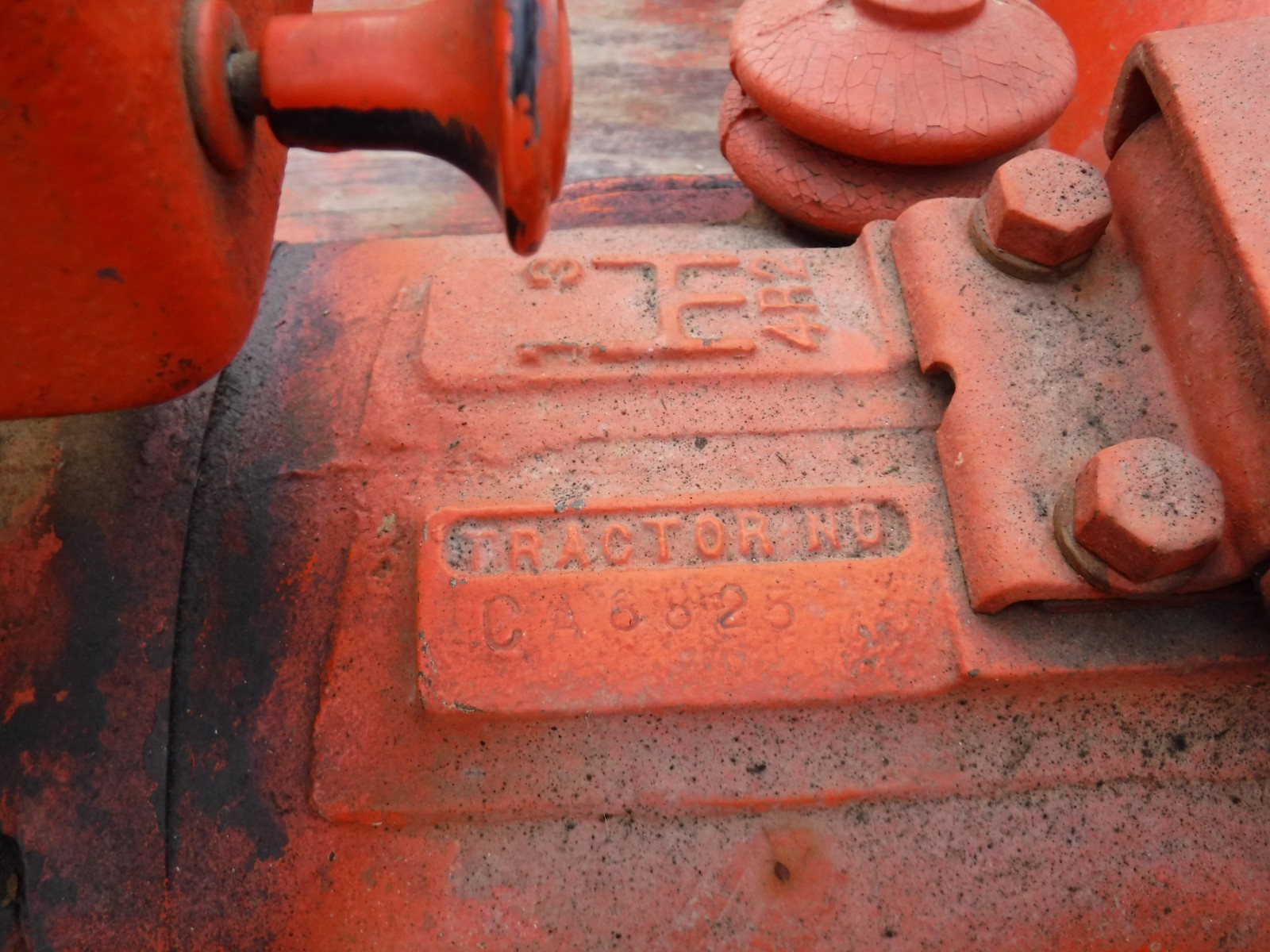 Antique Allis Chalmers CA Tractor 1951 with disc plow farming farm equipment