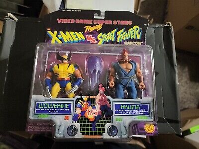 X-MEN VS STREET FIGHTER TOY BIZ FIGURE AKUMA VS WOLVERINE X-MEN VS STREET FIGHTER TOY BIZ FIGURE AKUMA VS WOLVERINE