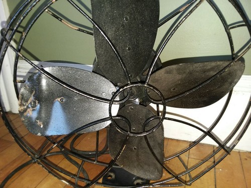 Vintage Emerson Industrial Four Blade Fan Type 78646-BC