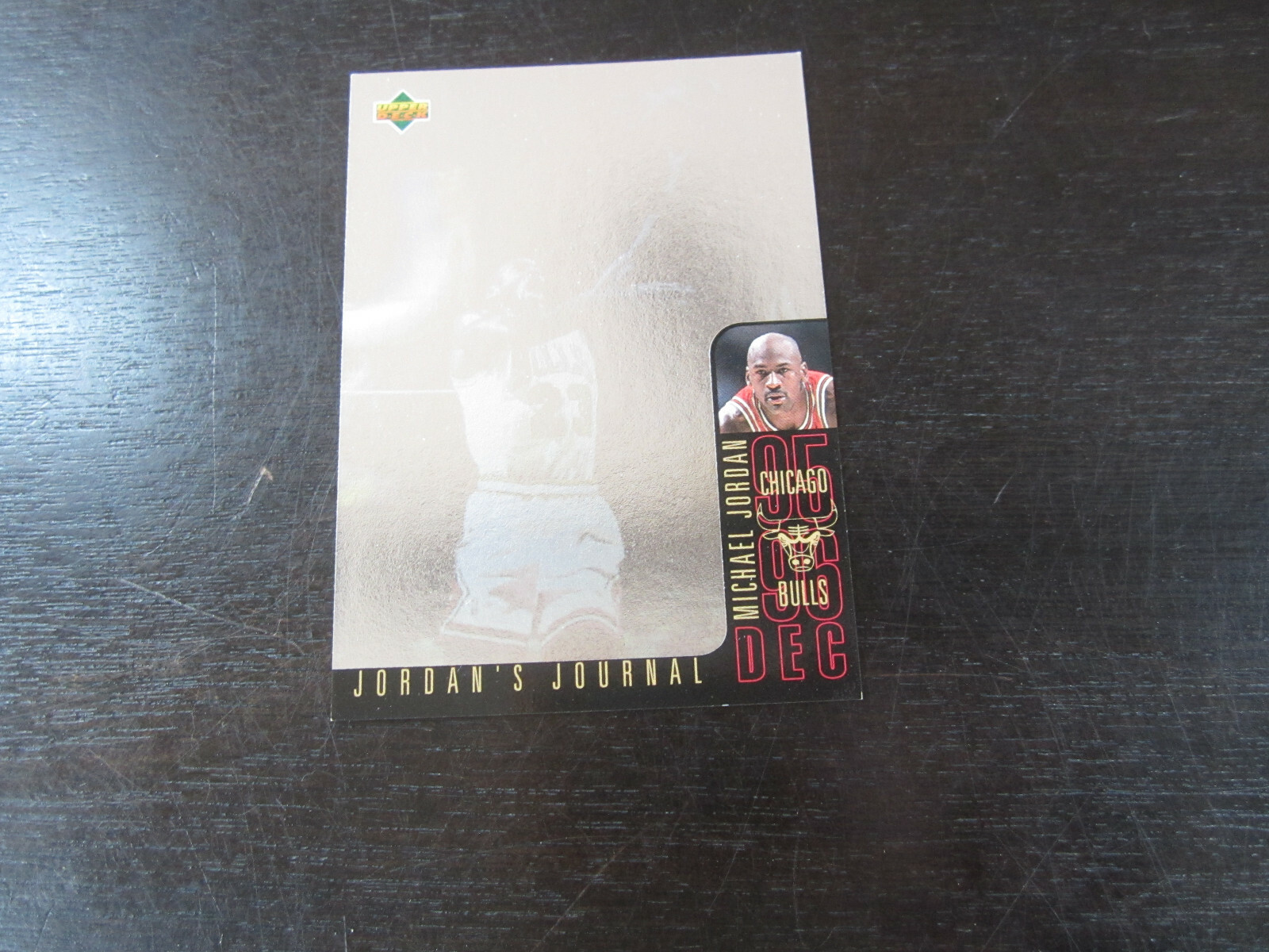 1995-96 Upper Deck Jordans Journal # J2 Michael Jordan Card 1995-96 Upper Deck Jordans Journal # J2 Michael Jordan Card