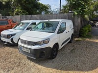 2019 Peugeot Partner 1000 1.6 BlueHDi 100 Professional Van PANEL VAN Diesel Manu