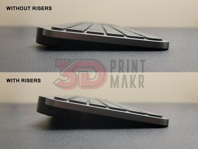 3D Printed Riser Feet for Logitech MX Keys Mini Wireless Illuminated Keyboard