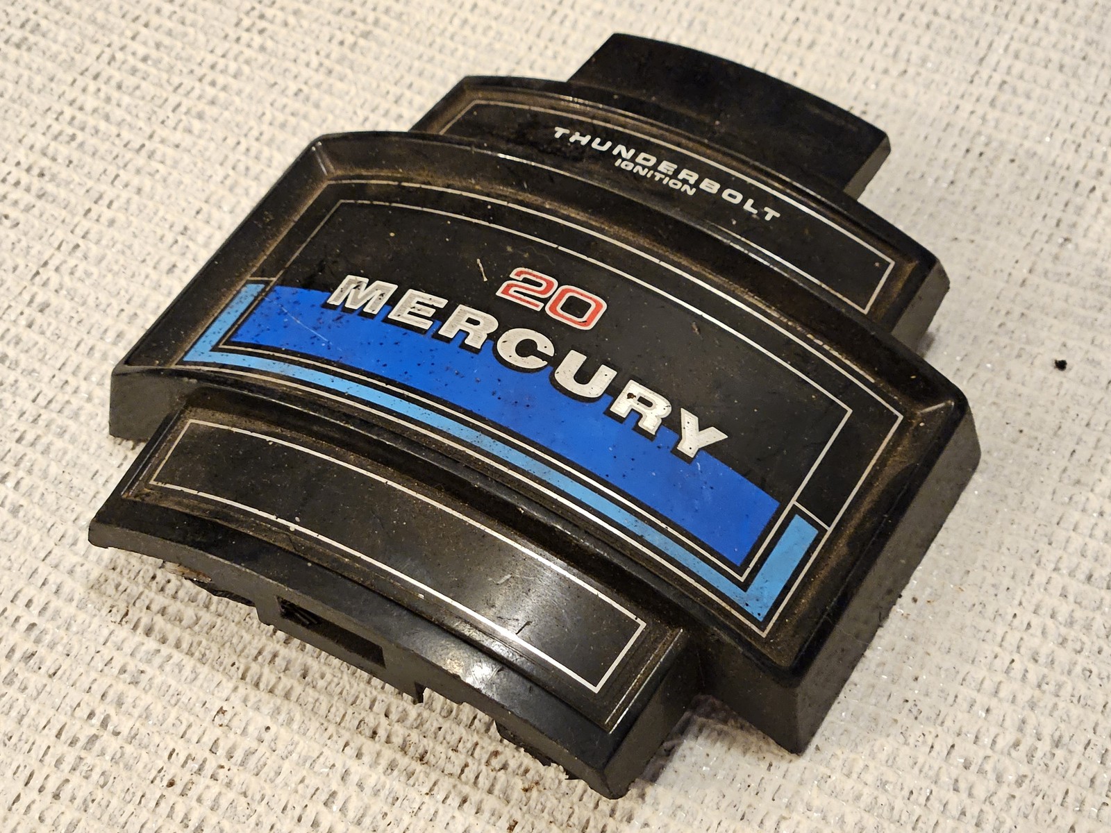 Thunderbolt Ignition Mercury Marine 20 HP Front Cover Medallion