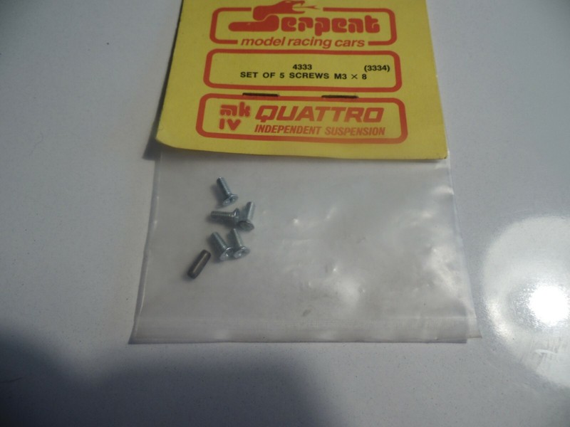 Vintage Serpent 4333 Screw M3x8 Quattro