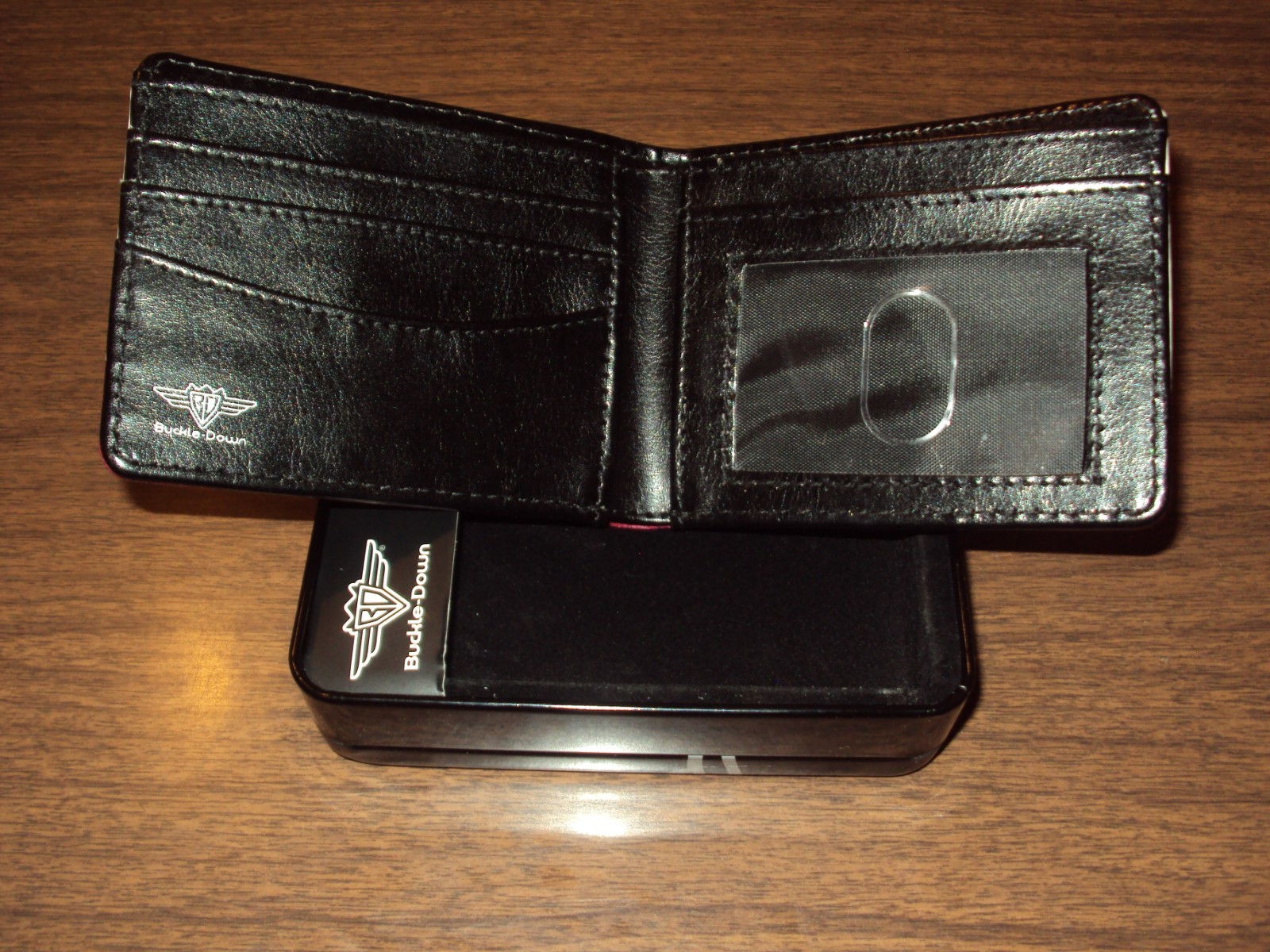 Republic of California Flag bi fold wallet by Buckle Down in tin gift box NEW