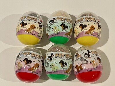 Mini Block Pet Dog 3D DIY No. 697 - Lot of 6
