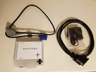 Commodore Amiga DB23 RGB to VGA Flickerfixer Scandoubler Monitor