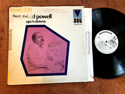 BUD POWELL Ups `n Downs US MAINSTREAM 1972 lp Vinyl ORIG PROMO WLP DJ piano rare