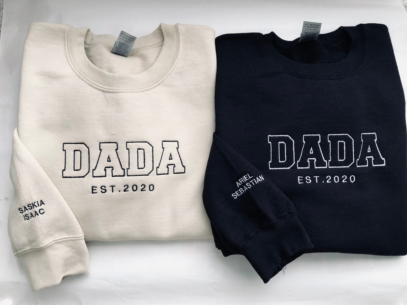 Custom DADA Sweatshirt, Embroidered Dada Sweatshirt