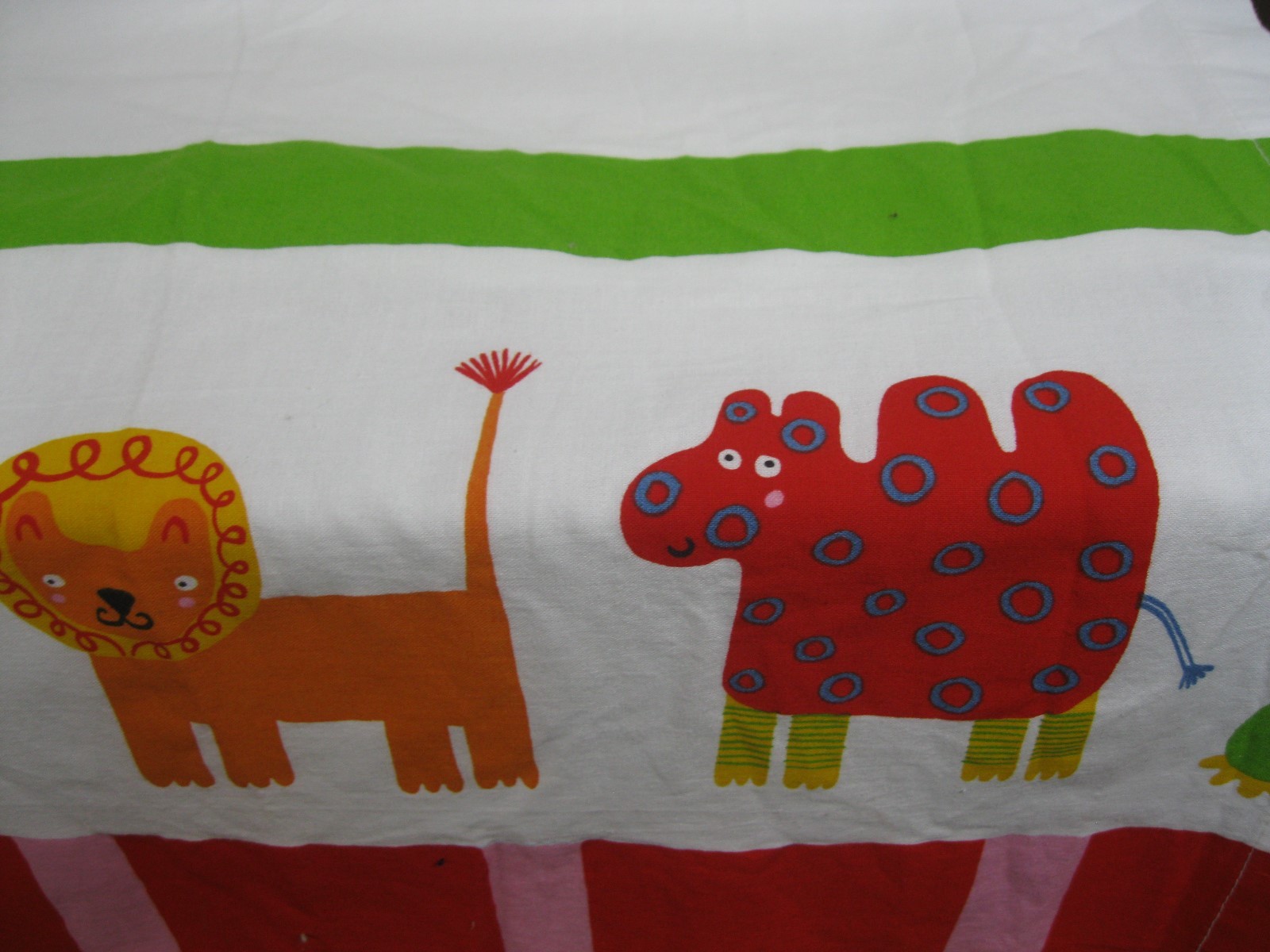 IKEA Panel Curtain with Tie Top white / Animals Bright colors 46