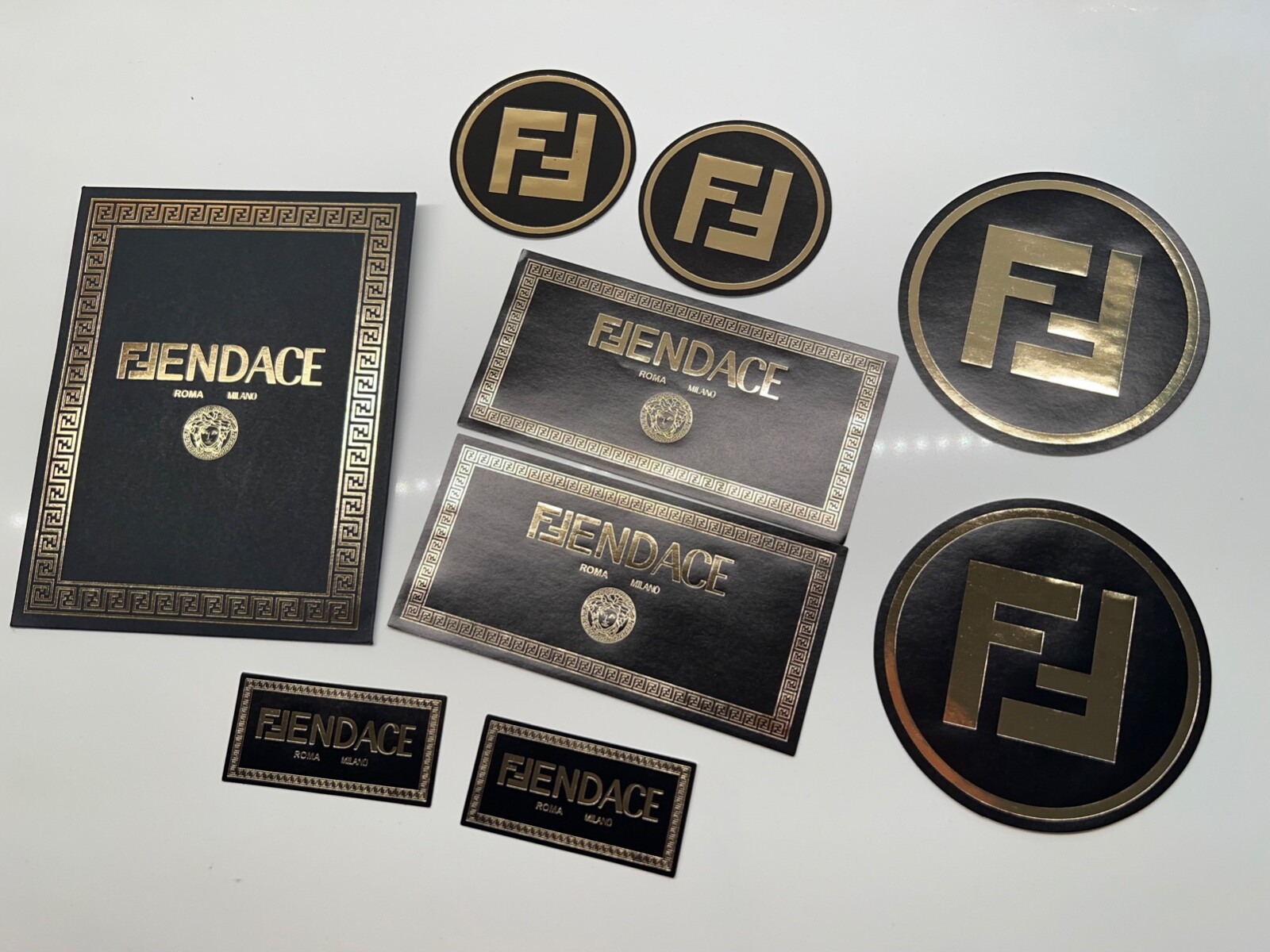 FENDI FOULARD BOX LOGO PRINT スカーフ