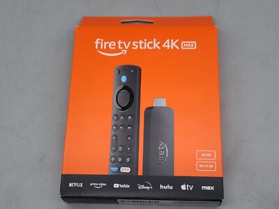 Fire TV Stick 4K MAX (2nd Gen) 16GB Wi-Fi 6E -NEW- ST255