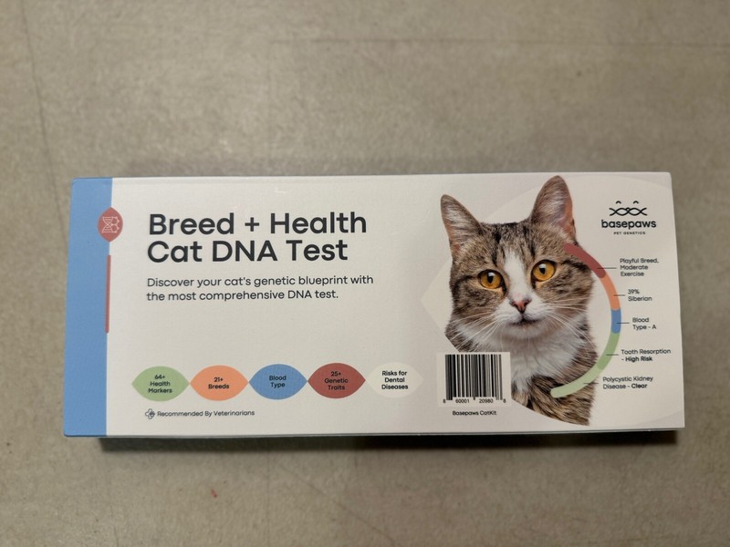 Cat DNA Test Kit - Comprehensive Breed, Health and Dental