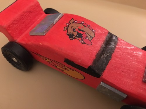Pinewood Derby Boy Cub Scouts Race Car Firebird Weighted And Ready To Race