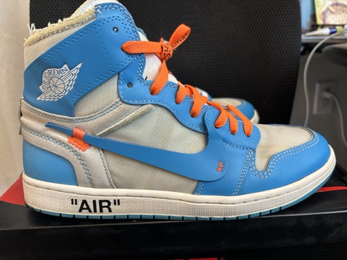 Off-White × Nike Air Jordan 1 High UNC Size 11.5 - Jordan 1 Retro OG x Off-White High UNC