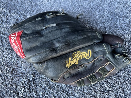 RAWLINGS Leather 12.5" Baseball Mitt Glove RBG125CP Left Hand Throw LHT Fastback