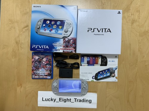 PSVITA 箱あり psvita 1100 黒 本体 箱、ケース付き - メルカリ