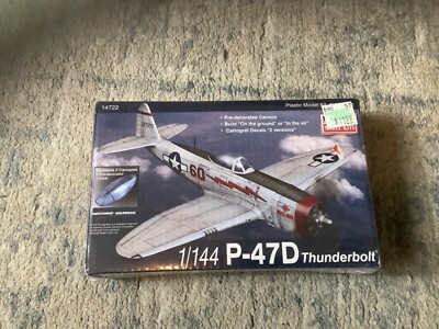 Minicraft P-47D ''Thunderbolt'' 1/144 Scale Model - 14722. Mint in Shrink