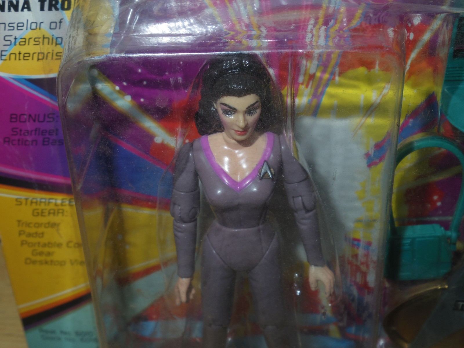 1992 Playmates Star Trek Next Generation Lieutenant Commander Deanna Troi - New