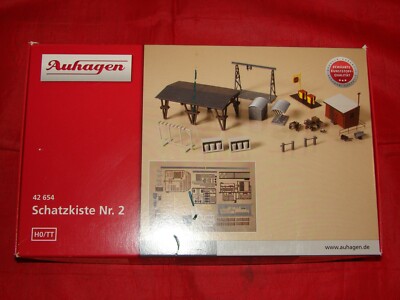 AUHAGEN HO MAQUETTE ACCESSOIRES A MONTER TRAIN ELECTRIQUE NEUF BOITE 42654