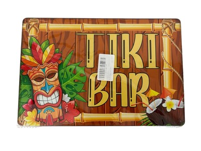 Retro Style 12x8 Decorative Tin Sign - Tiki Bar