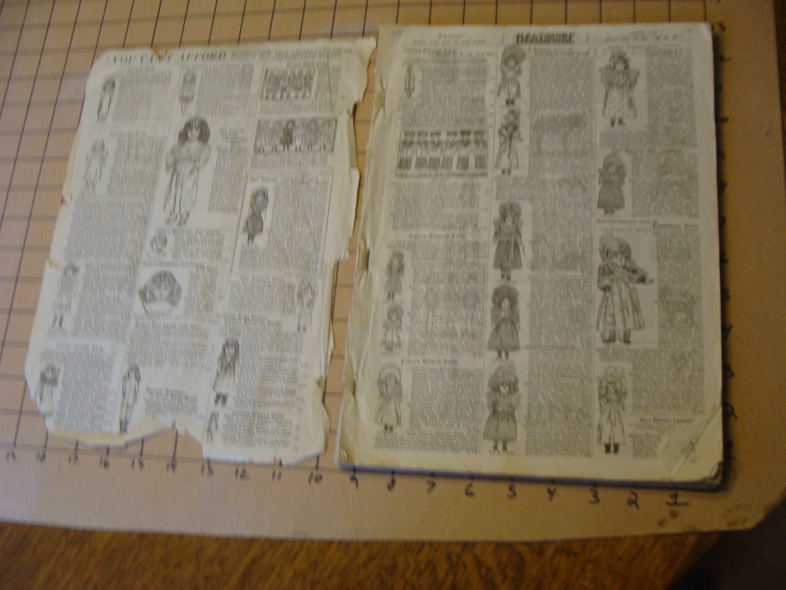 Original - 1901 BALTIMORE BARGAIN HOUSE catalog - missing cover