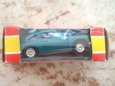 Vintage Porsche 911 Gama Coupe 973 Diecast Metallic Teal Mint In Box, W. Germany