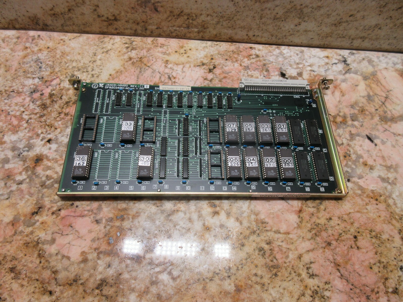 YASKAWA CIRCUIT BOARD JANCD-MM20 DF8203490-A0 REV.B SHIZUOKA