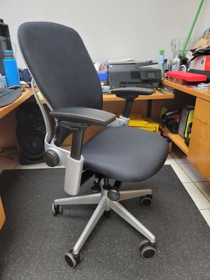 Steelcase Leap V2 Chair, Fully Loaded Platinum Edition | eBay