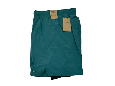 Nike Men's Teal Athletic Versatile 2-in-1 Boxer Liner w/Pockets 7''  (DV9334-084)
