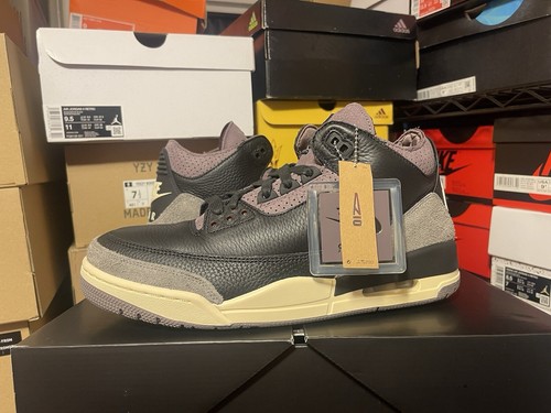 Pre-owned Jordan A Ma Maniere X Nike  3 Size 11.5w/10m While You Were Sleeping Fz4811 001 In Black