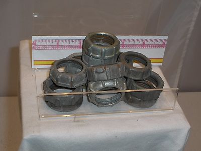 The listing is for:(15) used 1 in. Threaded Rigid Bushings.