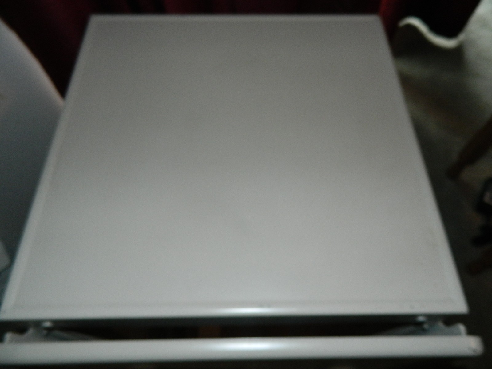 Industrial Drop Leaf Table/Stand on Wheels Tiffany Mid-Century Modern Vintage