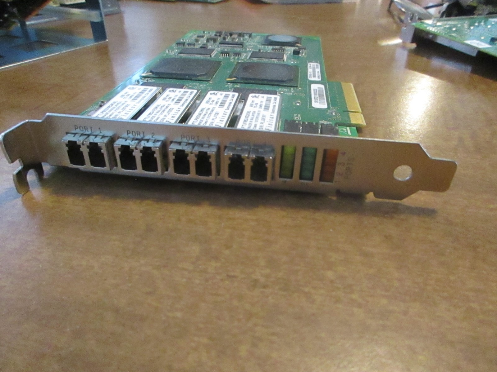 Qlogic QLE2464-NAP | PX2610402-05 C | 4GB 4 Port FC PCI-E Network Adapter Tested