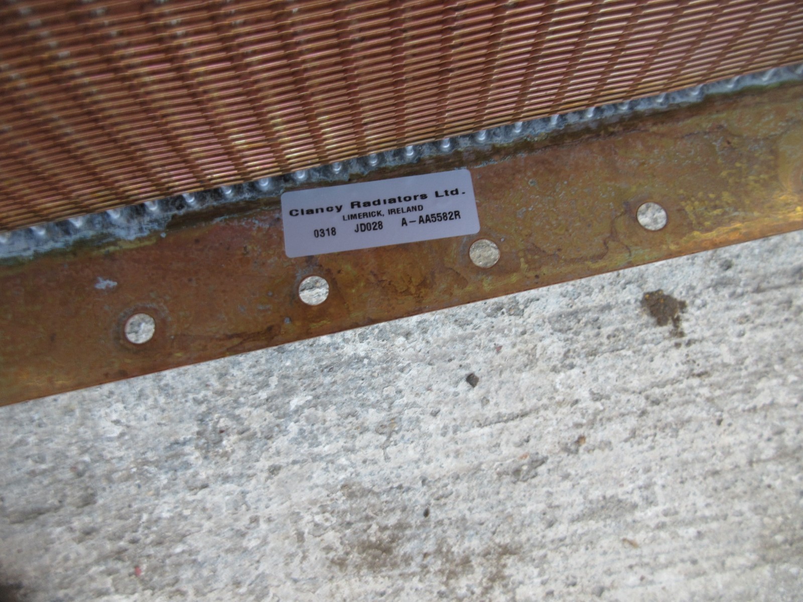 John Deere 60 620 630 radiator core NEW