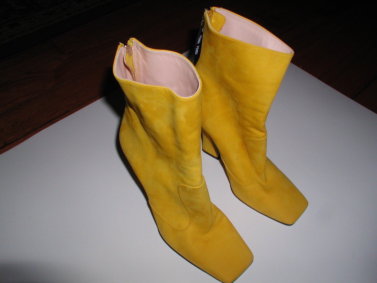 Fendi Suede FFreedom High Heel Ankle Boots - Size 37 - Size Fendi Suede FFreedom High Heel Ankle Boots - Size 37 - Size