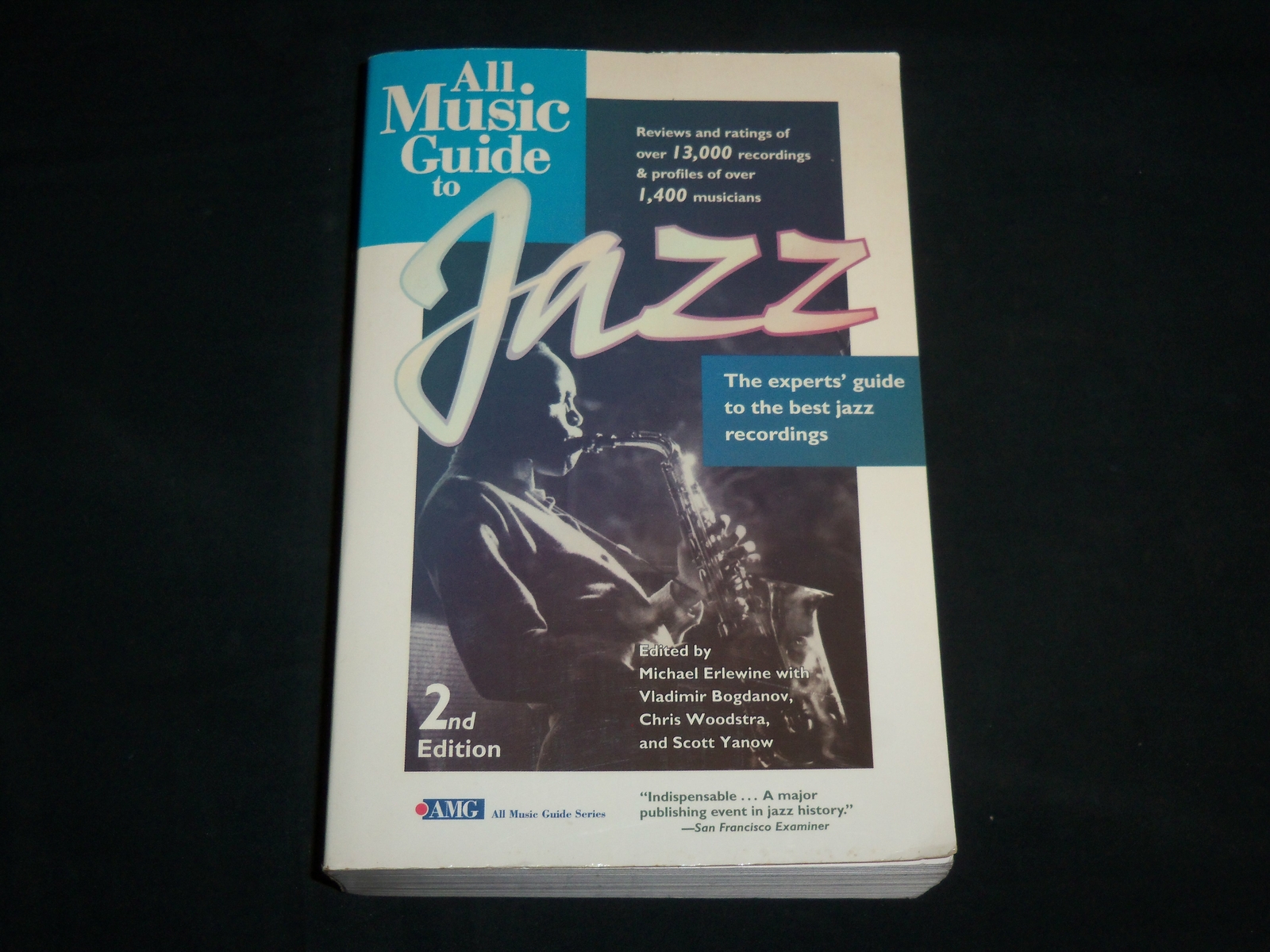 1996 ALL MUSIC GUIDE TO JAZZ SOFTCOVER BOOK - SECOND EDITION - KD