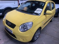 Kia Picanto 1.1 Strike 5 Door Bright Yellow Low Tax