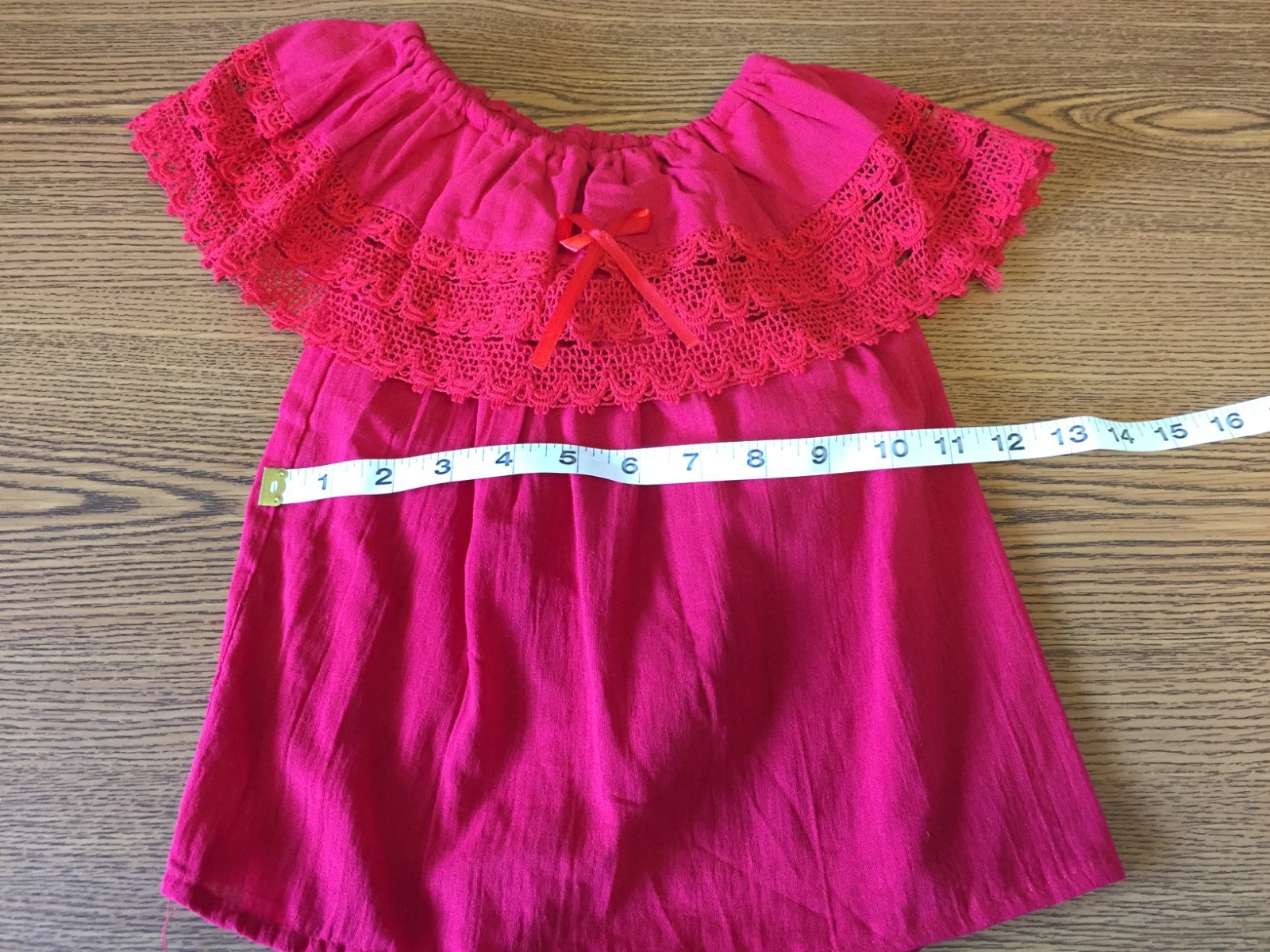 Blusa Campesina Artesanal Mexicana, MEXICAN BLOUSE for toddlers size 2-4