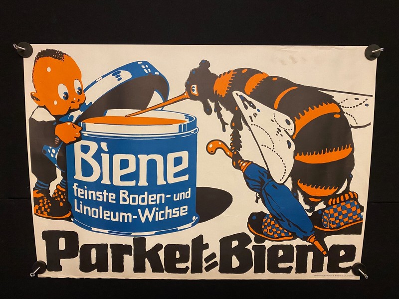 Parket-Biene Originalplakat 58x84 Cm - D Um 1930 Perfekter Zustand