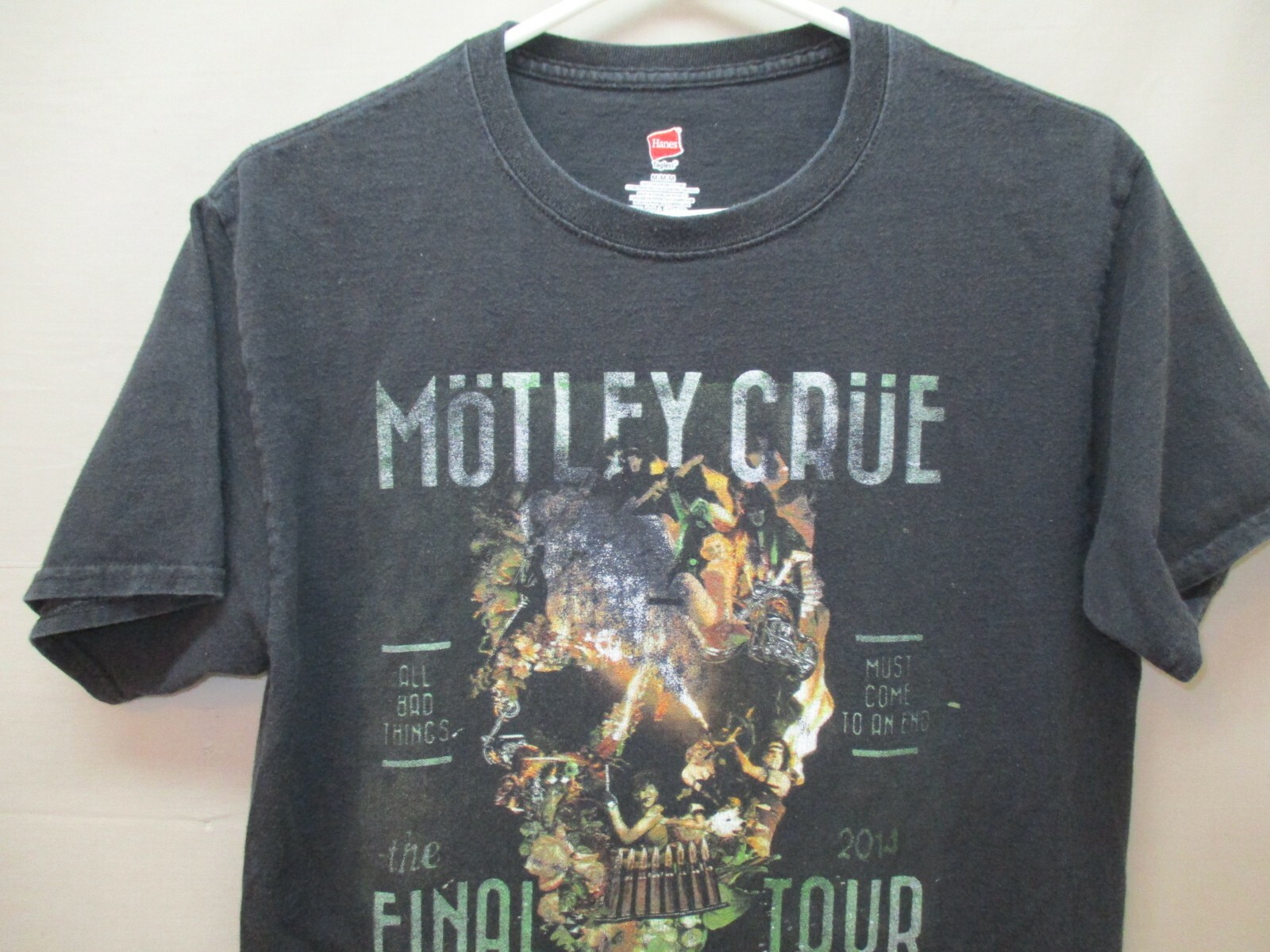 モトリークルー Tシャツ Motley Crue Final Tour 2014 Motley Crue. Final Tour 2014. W/Alice Cooper Shirt. Black